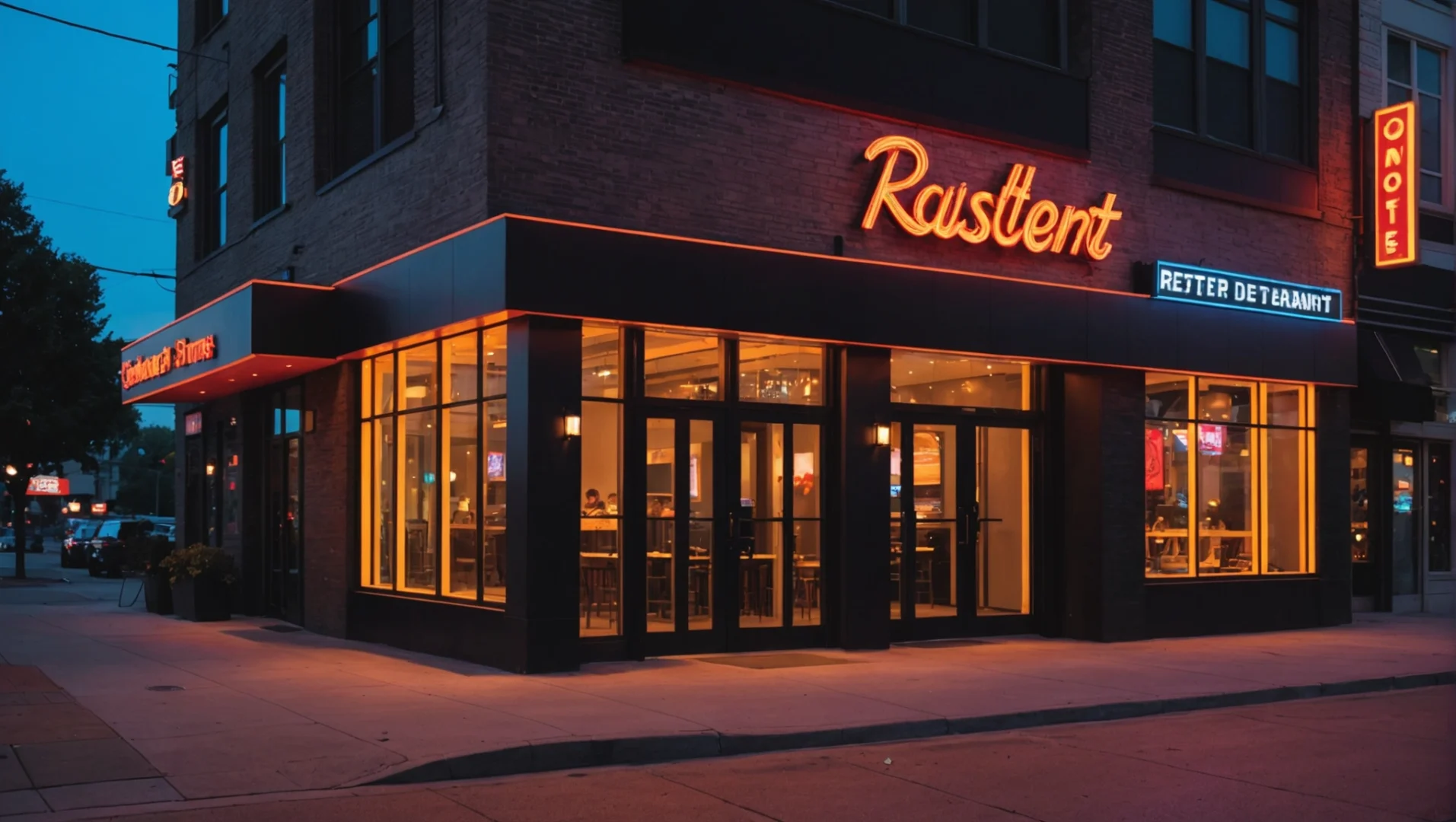 Quand la lumière guide vos papilles : la signalétique lumineuse au restaurant !