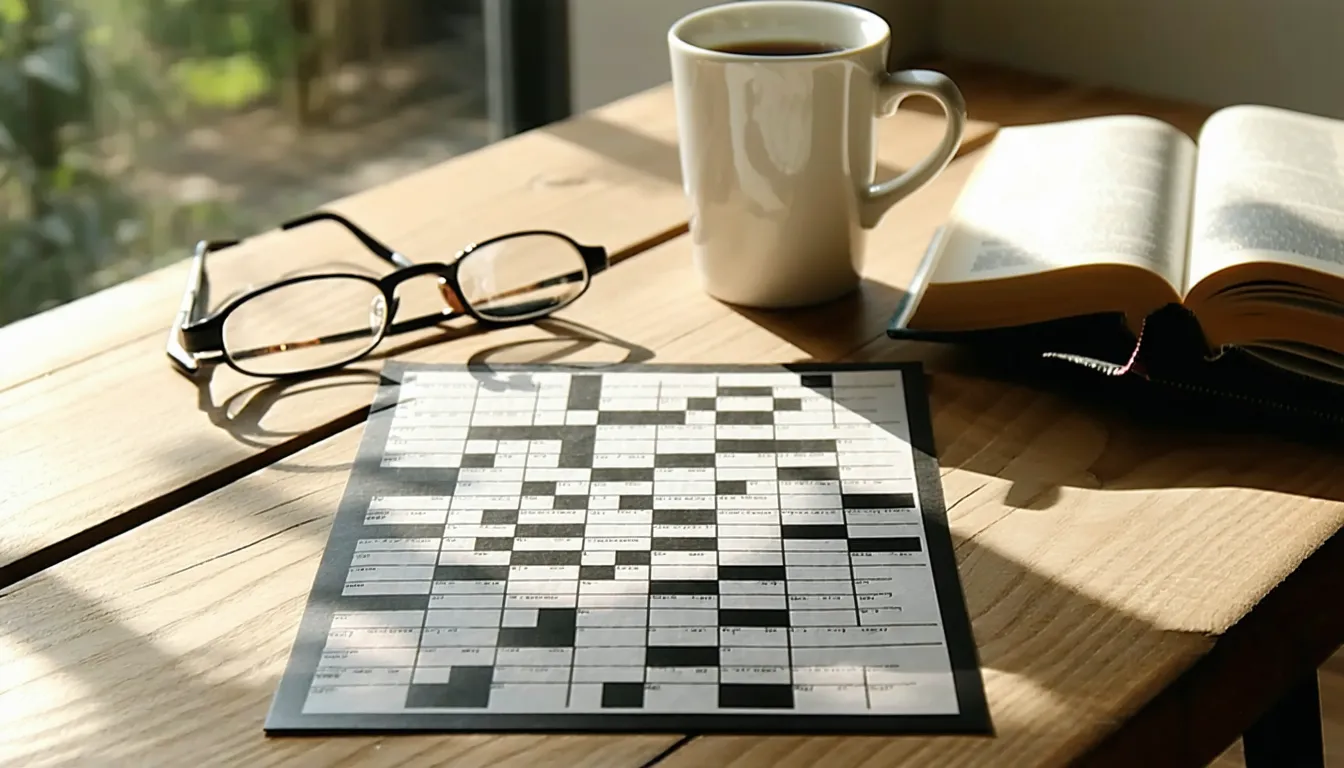 Cerveau, logique, vocabulaire : les bienfaits méconnus des mots croisés