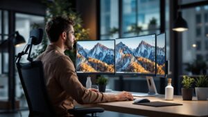 Écran pc incurvé ou configuration à double écran : les avantages à connaître