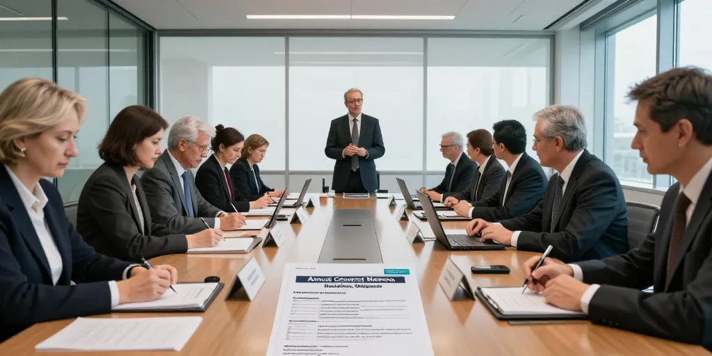 Assemblée générale annuelle : l’ordre du jour, délais et obligations à respecter ?