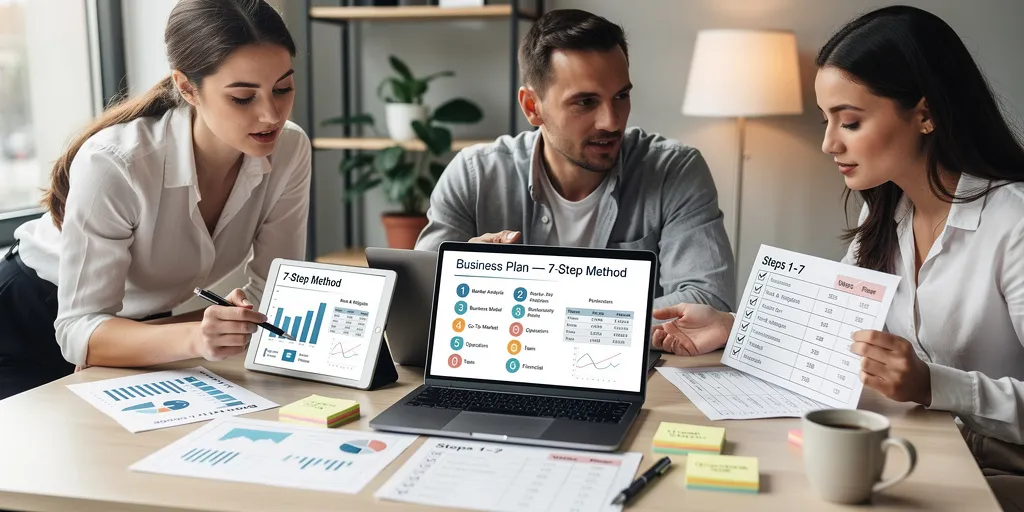 Comment faire un business plan PDF : la méthode en 7 étapes