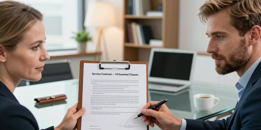 Contrat prestation de services : les 10 clauses indispensables à intégrer