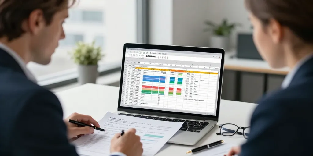 Exemple de prévisionnel : le modèle Excel 3 ans personnalisable