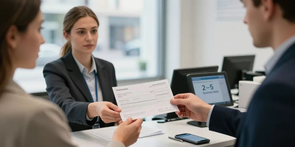 Chèque temps d’encaissement : le délai moyen avant crédit ?