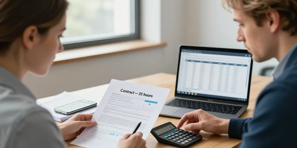 Contrat de travail annualisé : Le calcul exact pour 35 heures annuelles ?