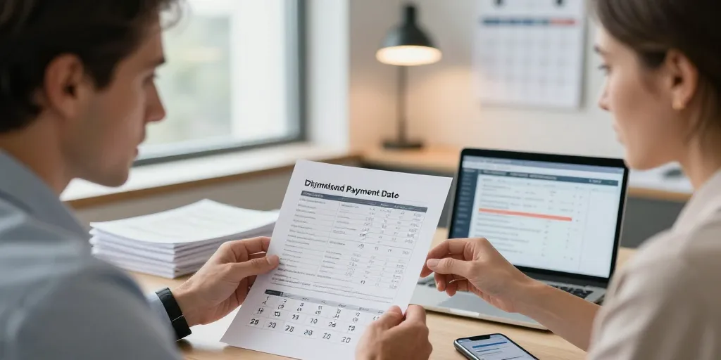 Date de distribution des dividendes : la date de paiement, comment la vérifier ?