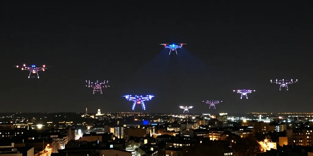 Cuánto cuesta un espectáculo de luces con drones : la verdadera inversión más allá del número de aparatos